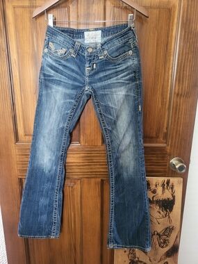 Big Star Women's Faded Blue Bootcut Jeans 25x30